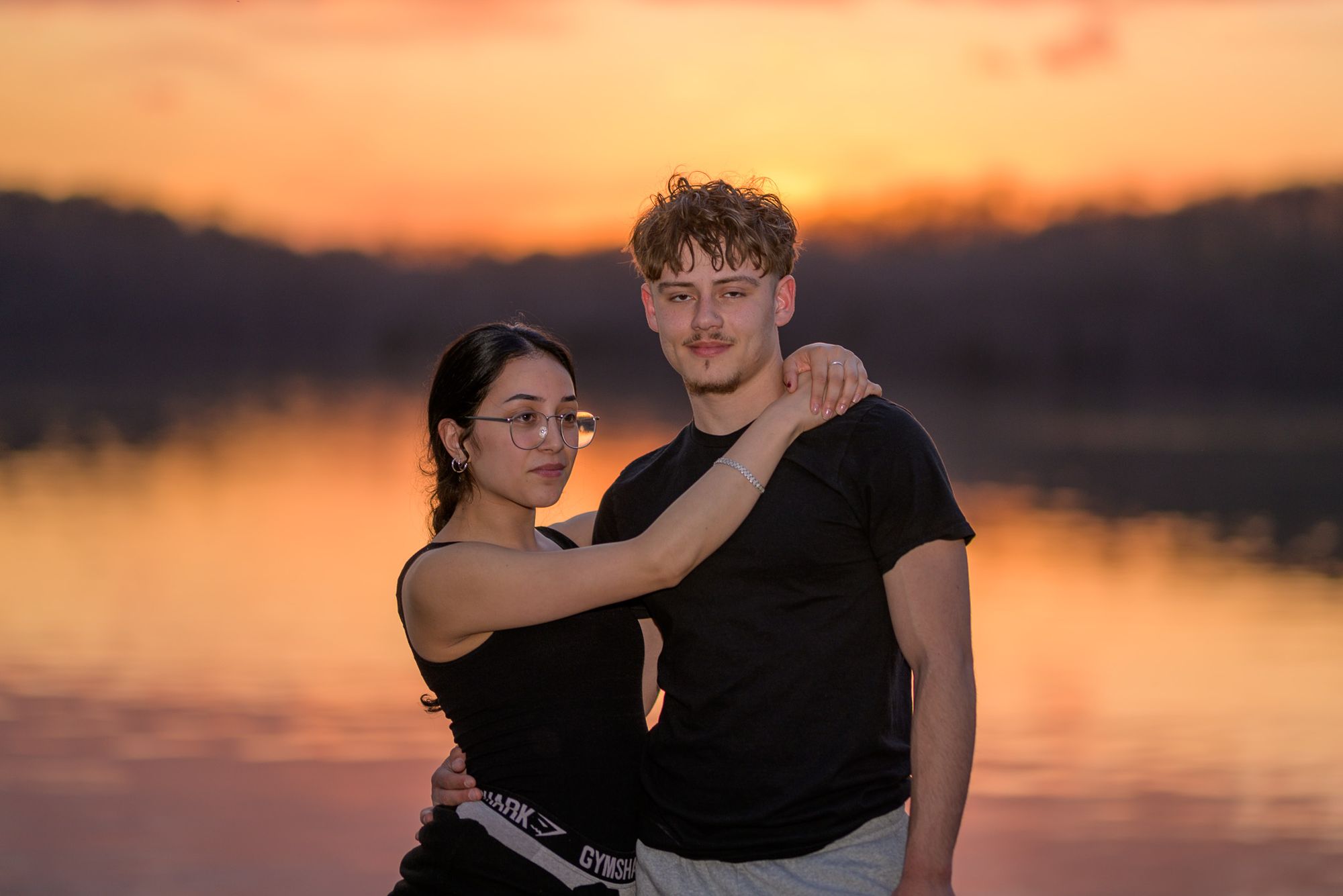 Sunset couple