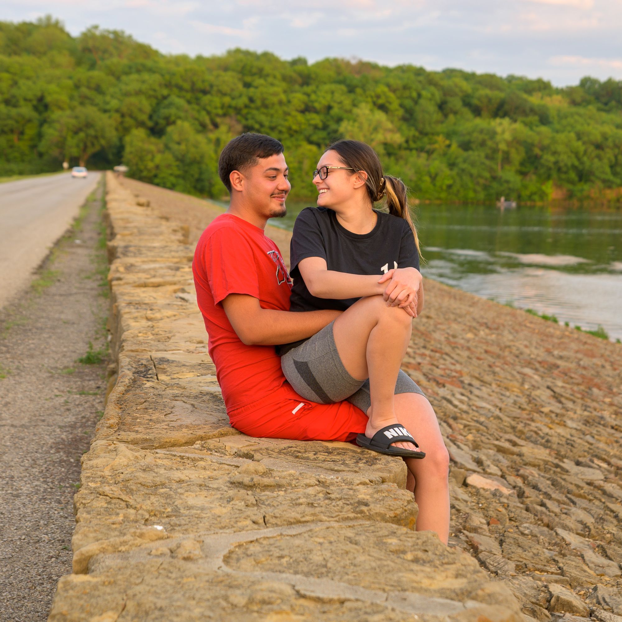 Couple on the rocks