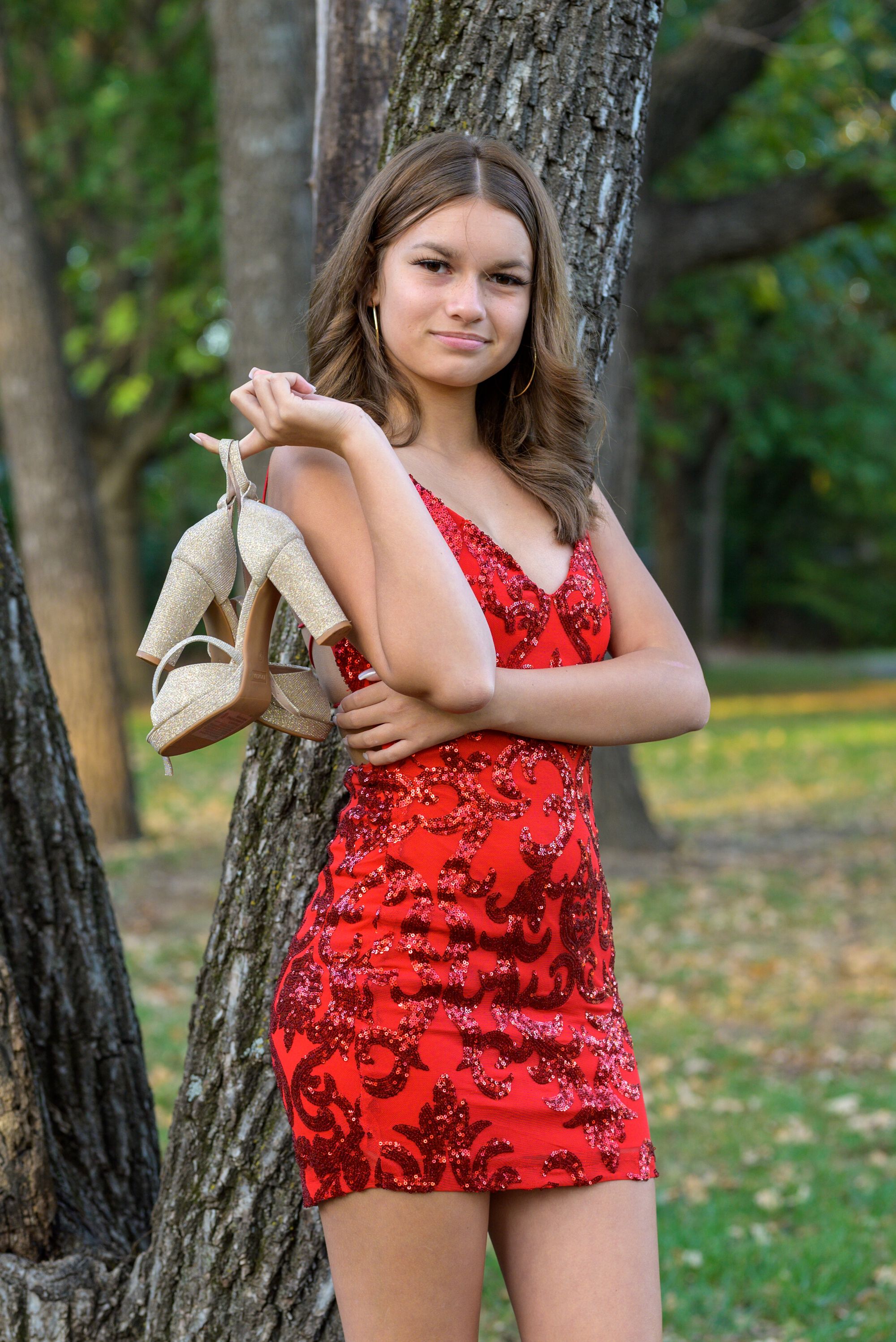 Her little red dress