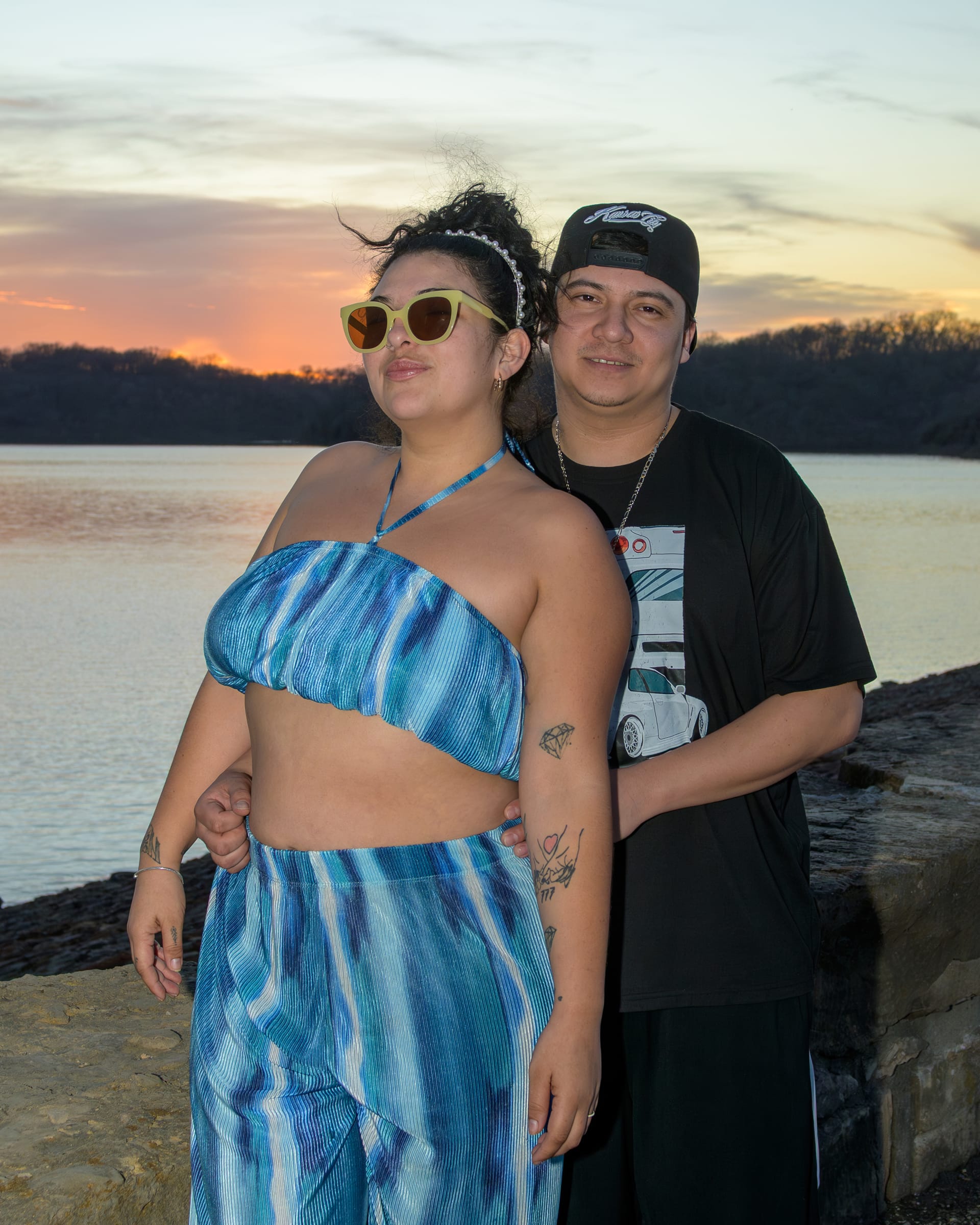 Sunset couple
